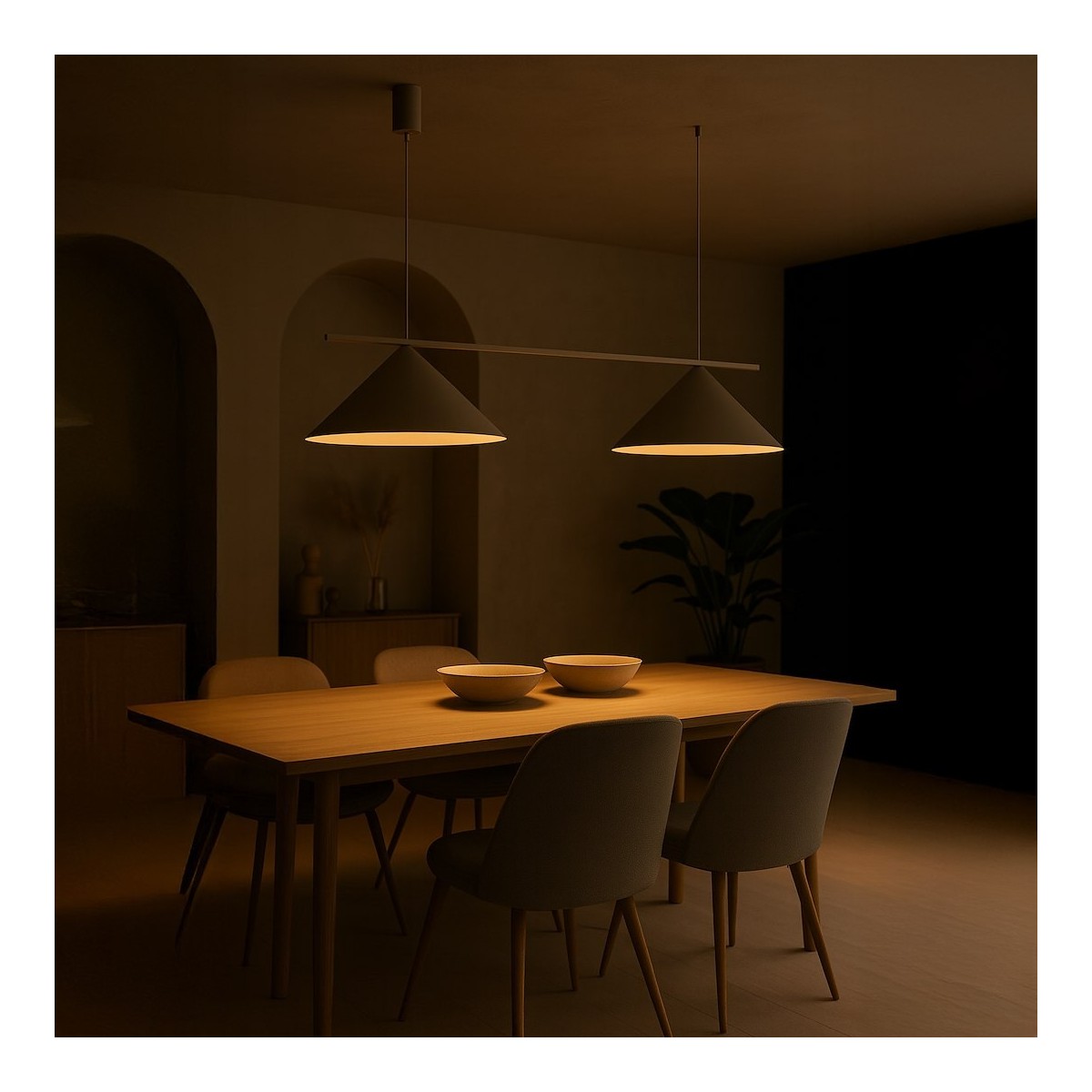 Lampa CAPITAL TAUPE 2xGX53 MLP2472