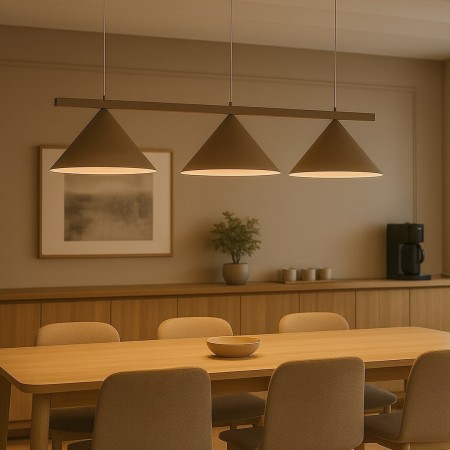 Milagro MLP2473 Lampa wisząca CAPITAL TAUPE 3xGX53