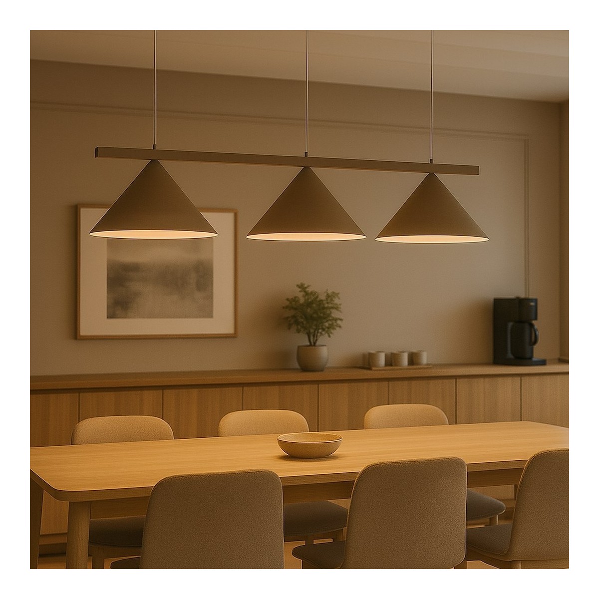 Lampa CAPITAL TAUPE 3xGX53 MLP2473