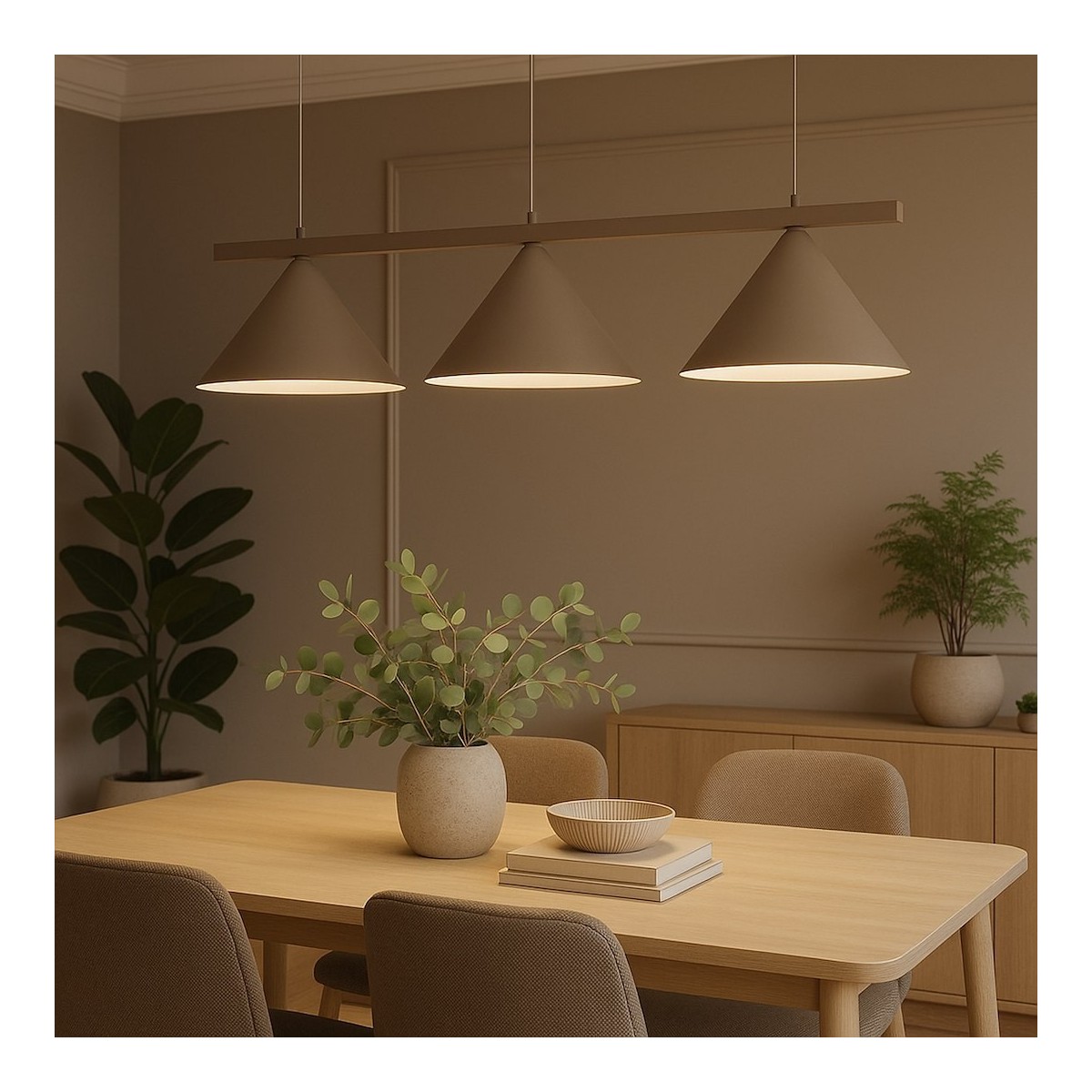 Lampa CAPITAL TAUPE 3xGX53 MLP2473
