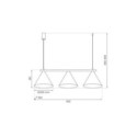 Lampa CAPITAL TAUPE 3xGX53 MLP2473