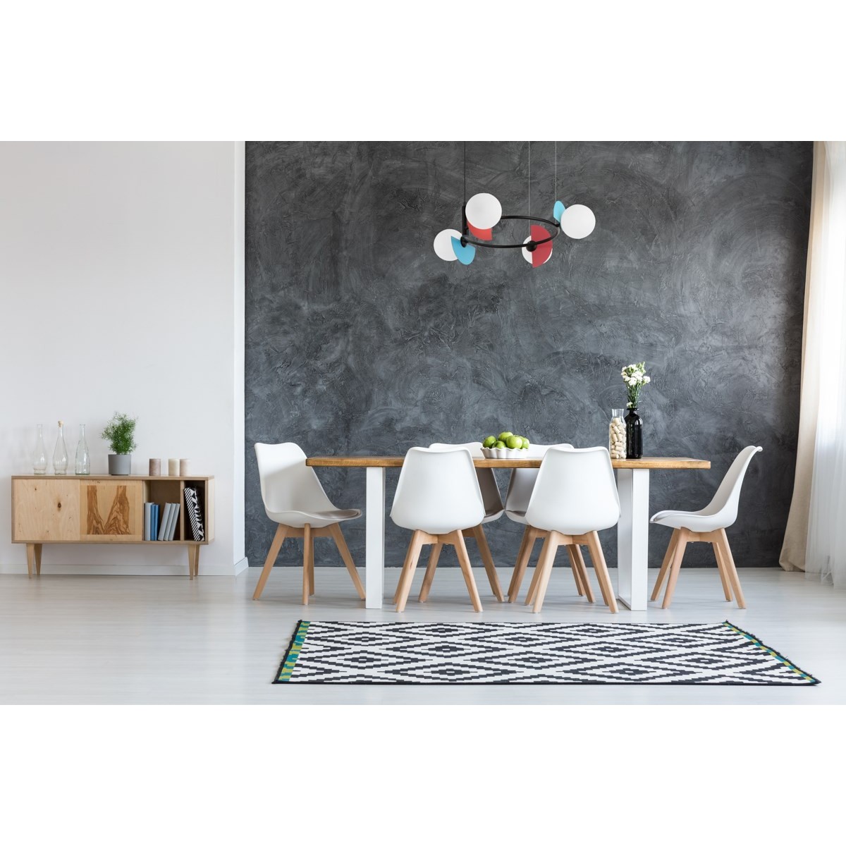 Nowoczesna lampa wisząca ITALUX PND-37482-4R-MLTI