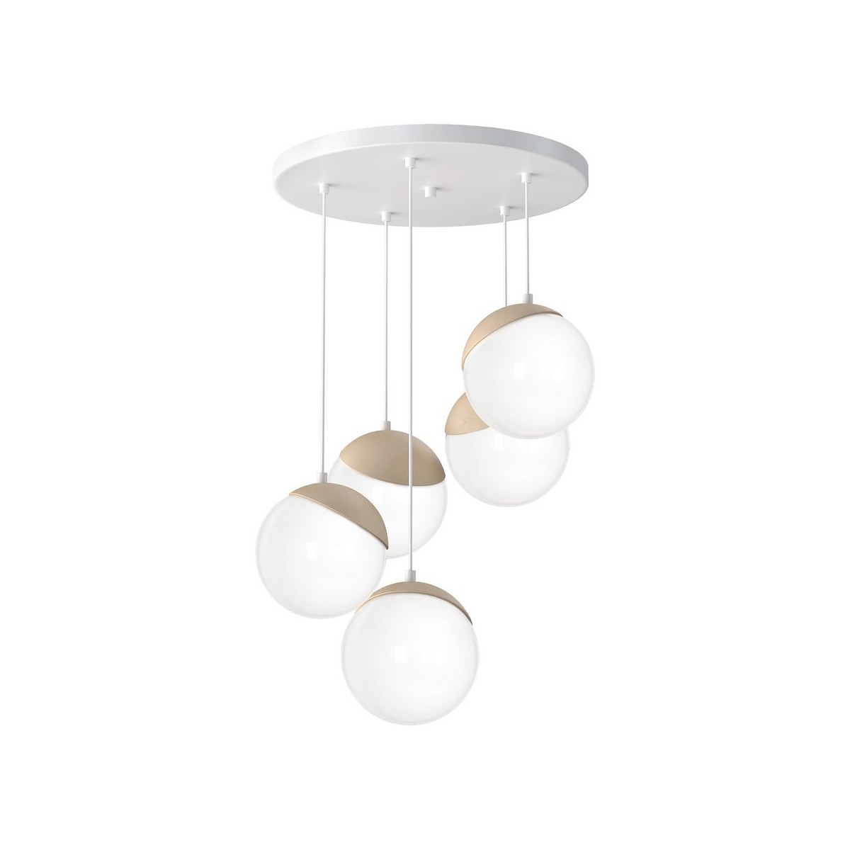 MiLagro MLP5426 lampa wisząca SFERA WOOD