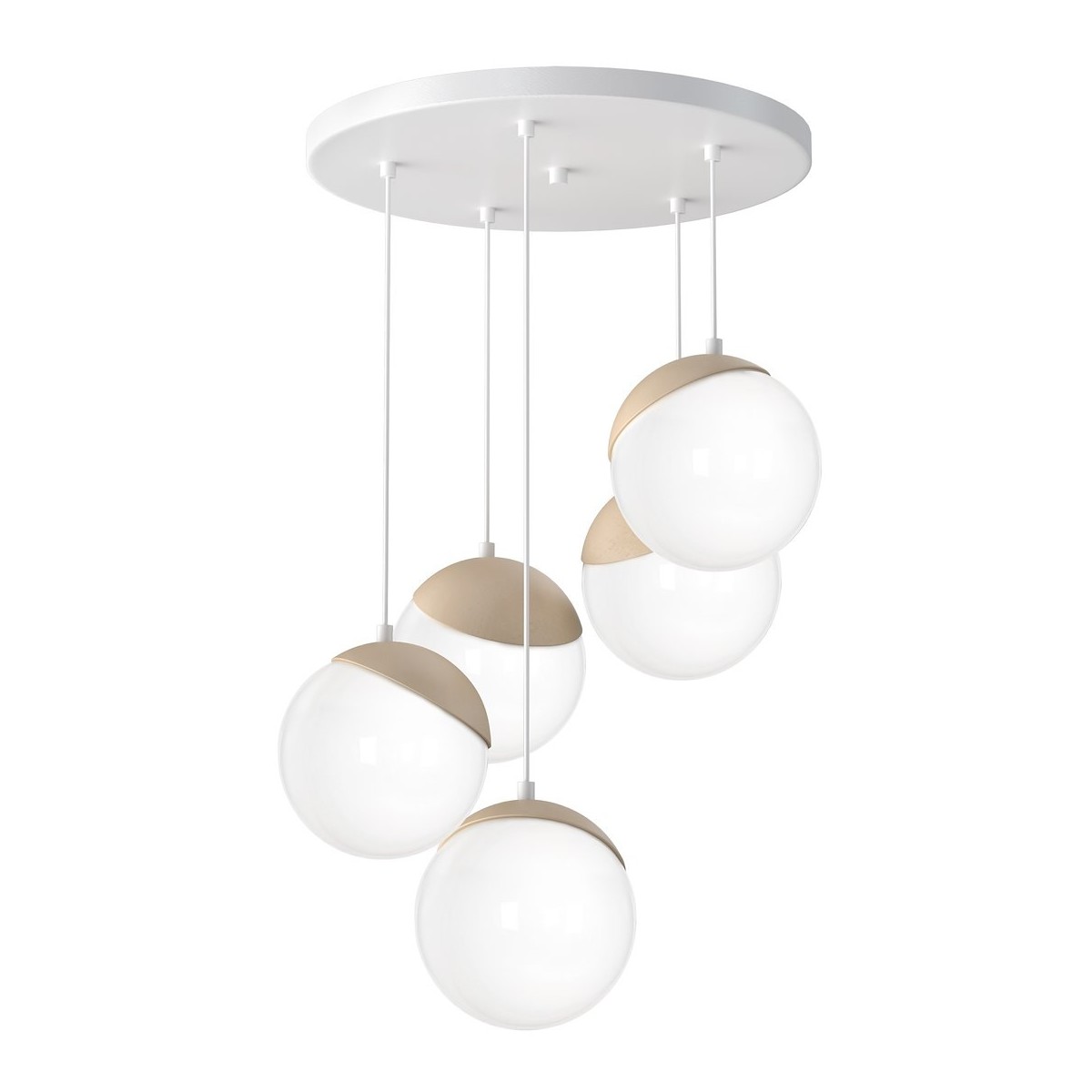 MiLagro MLP5426 lampa wisząca SFERA WOOD