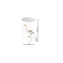 MiLagro MLP5426 lampa wisząca SFERA WOOD