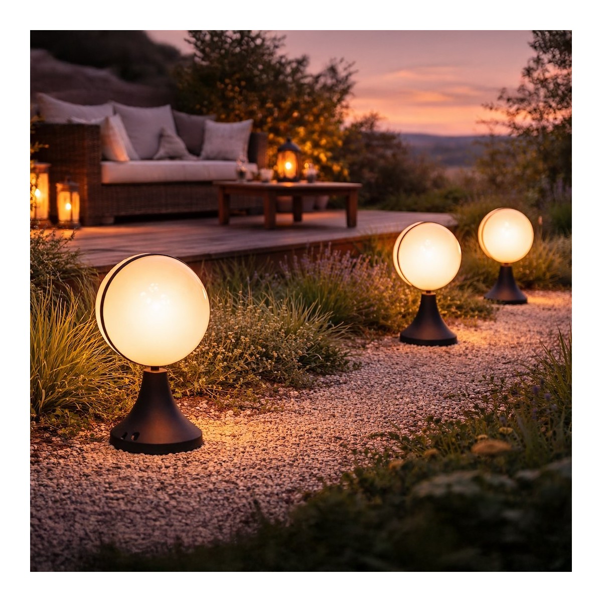 MiLagro EKO6642 lampa ogrodowa CIRCULO