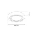 MiLagro ML6397 plafon LED MEGAN 48W