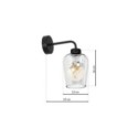 Kinkiet SANTIAGO CLEAR 1xE27 MLP6599