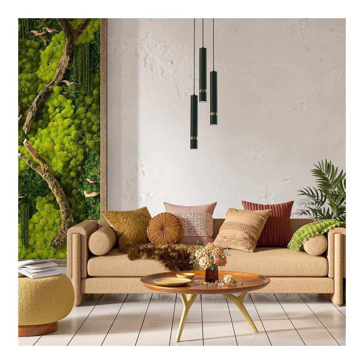 Lampa wisząca JOKER GREEN GOLD 3xGU10 MLP8919