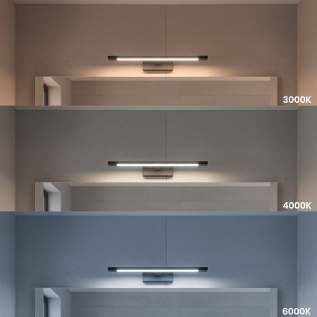 MiLagro ML2035 kinkiet LED czarny 40 cm