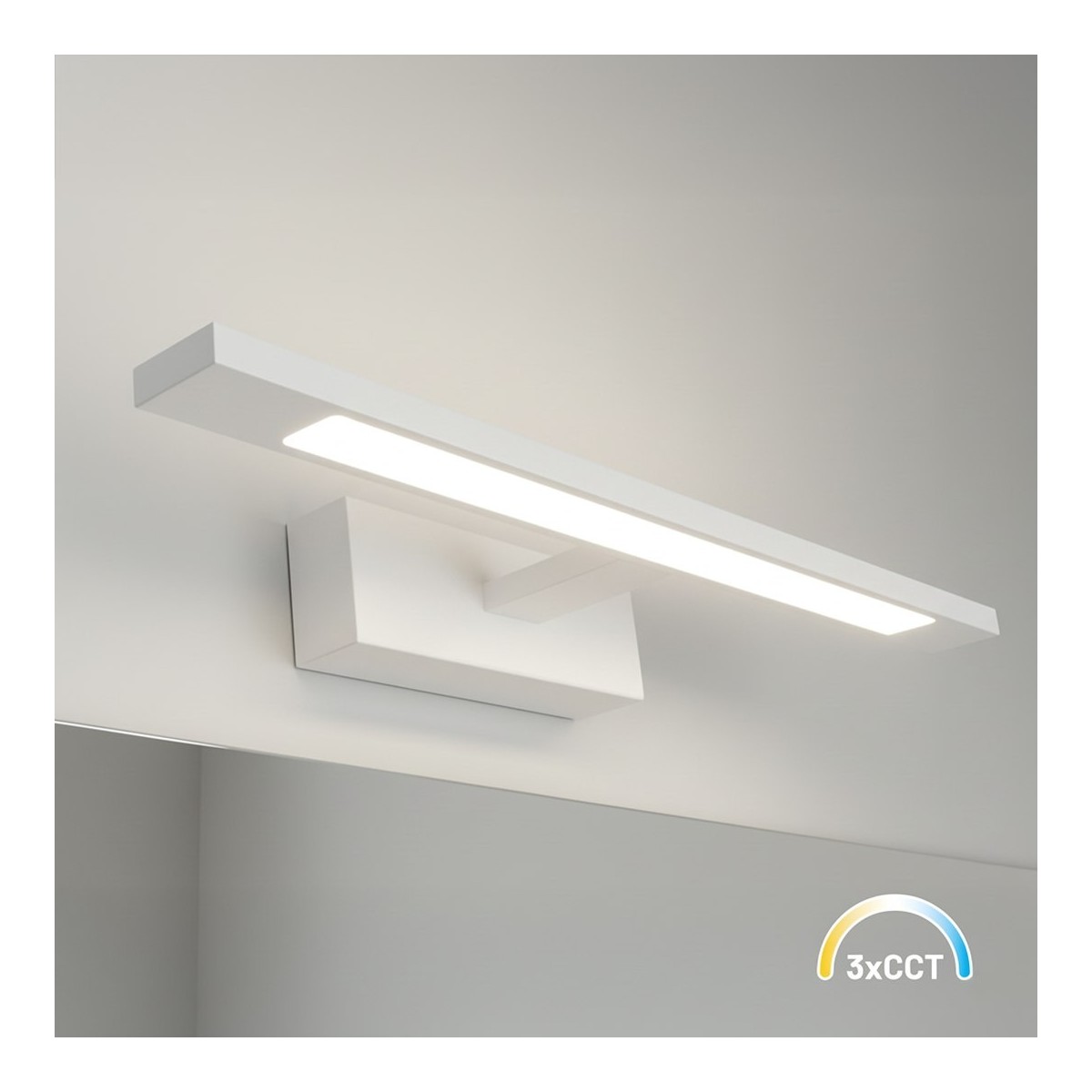 MiLagro ML2037 biały kinkiet LED 40 cm