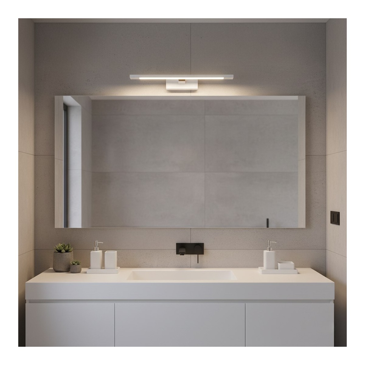 MiLagro ML2037 biały kinkiet LED 40 cm