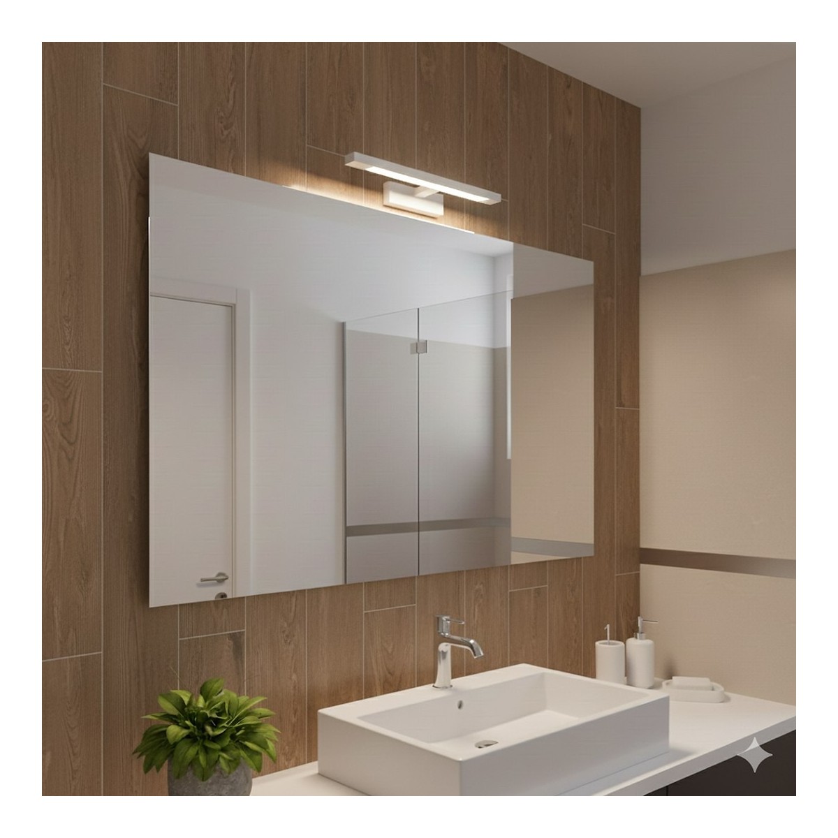 MiLagro ML2037 biały kinkiet LED 40 cm