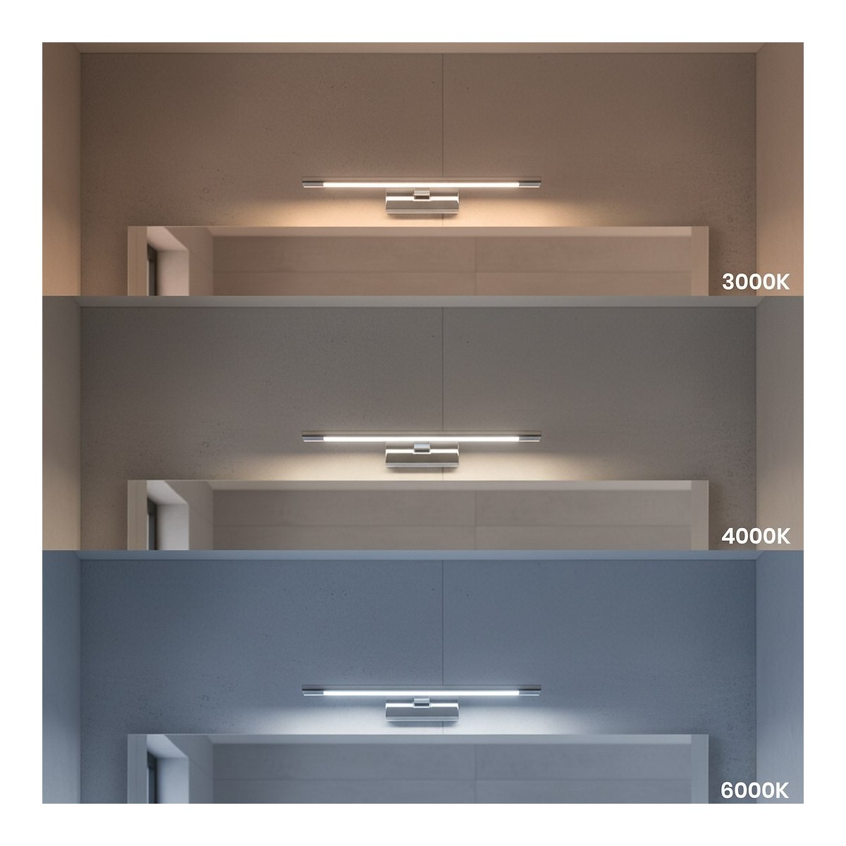 MiLagro ML2039 kinkiet chrom LED 40 cm