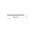 MiLagro ML2040 kinkiet chrom LED 60 cm
