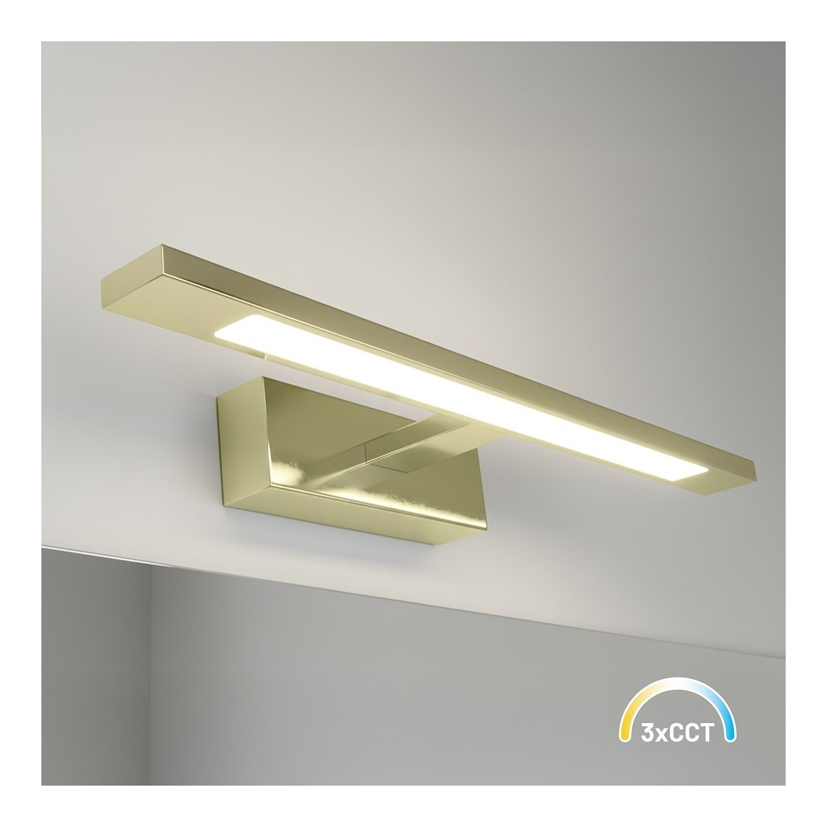 MiLagro ML2041 złoty kinkiet LED 40 cm