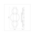 MiLagro ML2060 lampa sufitowa LED ROWENA