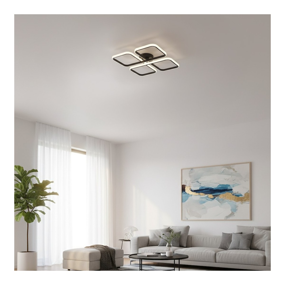 MiLagro ML2057 lampa sufitowa LED HIDALGO