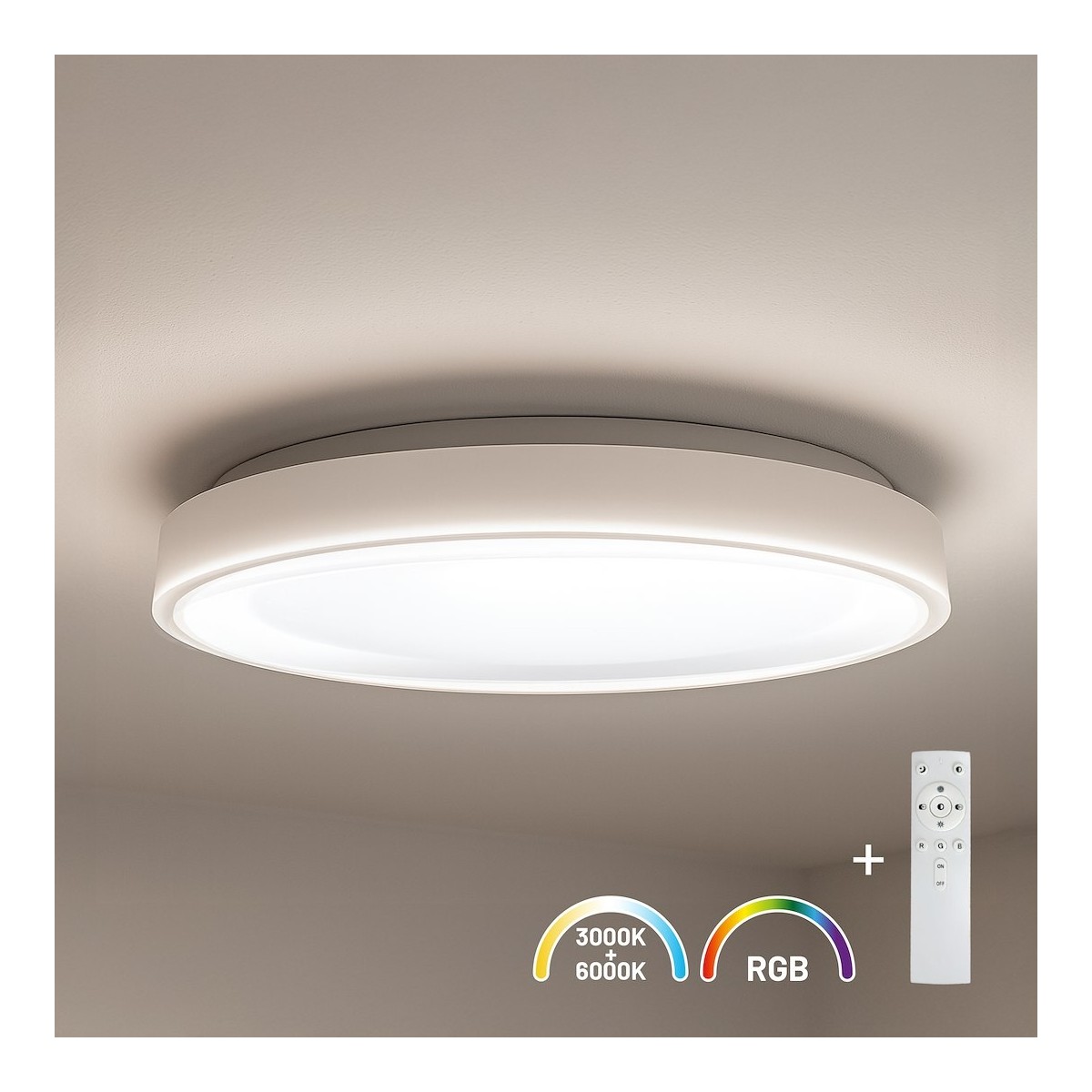 MiLagro ML2055 plafon LED RGBW 36W