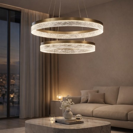 MiLagro ML2241 lampa wisząca LED GOLD
