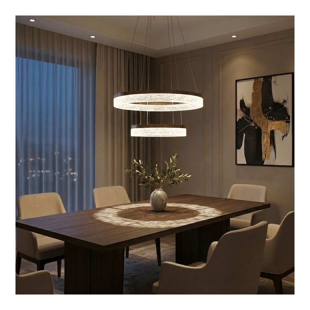 MiLagro ML2241 lampa wisząca LED GOLD