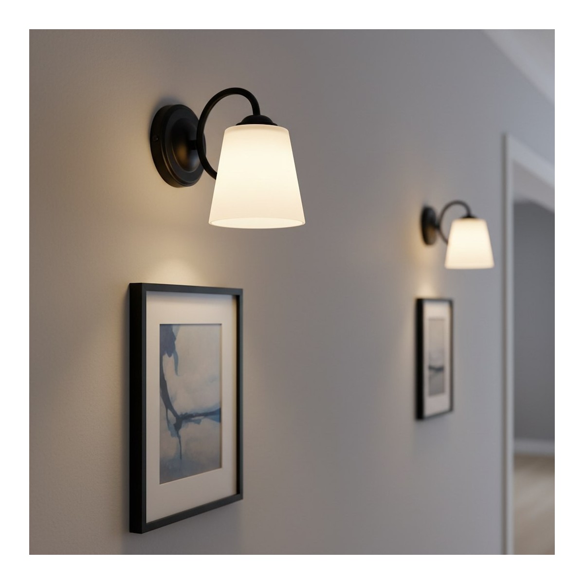 MiLagro ML2256 kinkiet Pafos Black E27