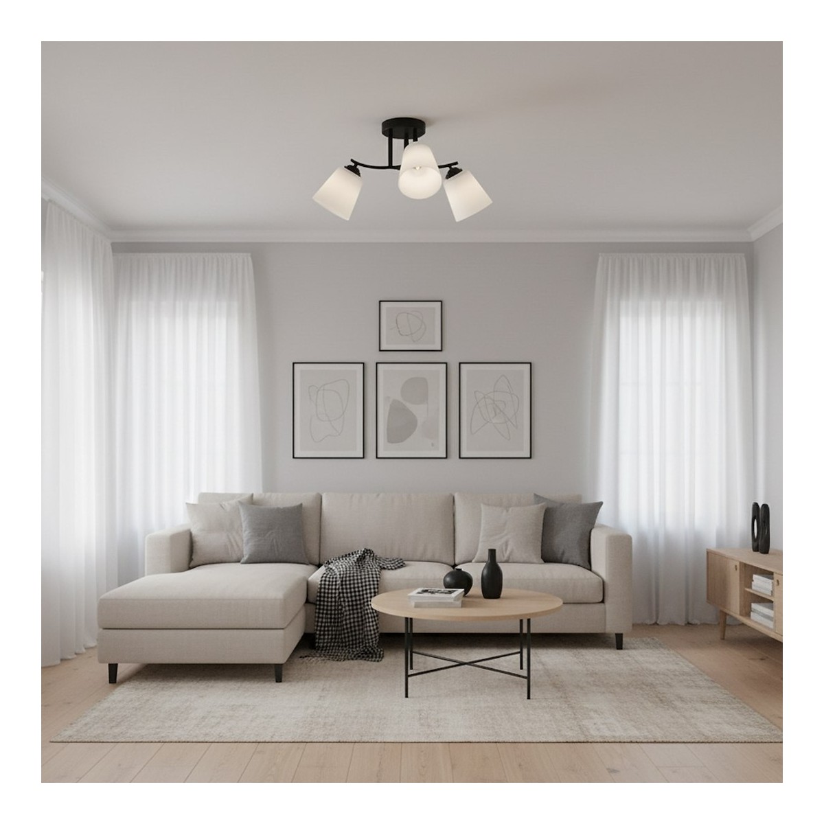 MiLagro ML2257 lampa sufitowa Pafos