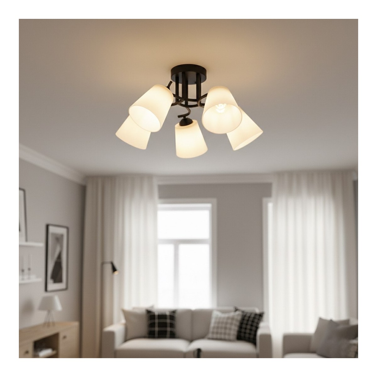 MiLagro ML2258 lampa sufitowa 5xE27