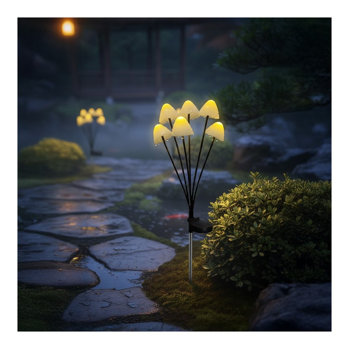 MiLagro EKO2495 solarna lampa Mushrooms