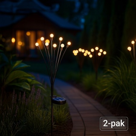 MiLagro EKO2496 lampy solarne LED 2 szt