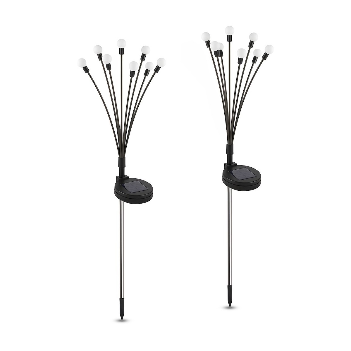 MiLagro EKO2496 lampy solarne LED 2 szt