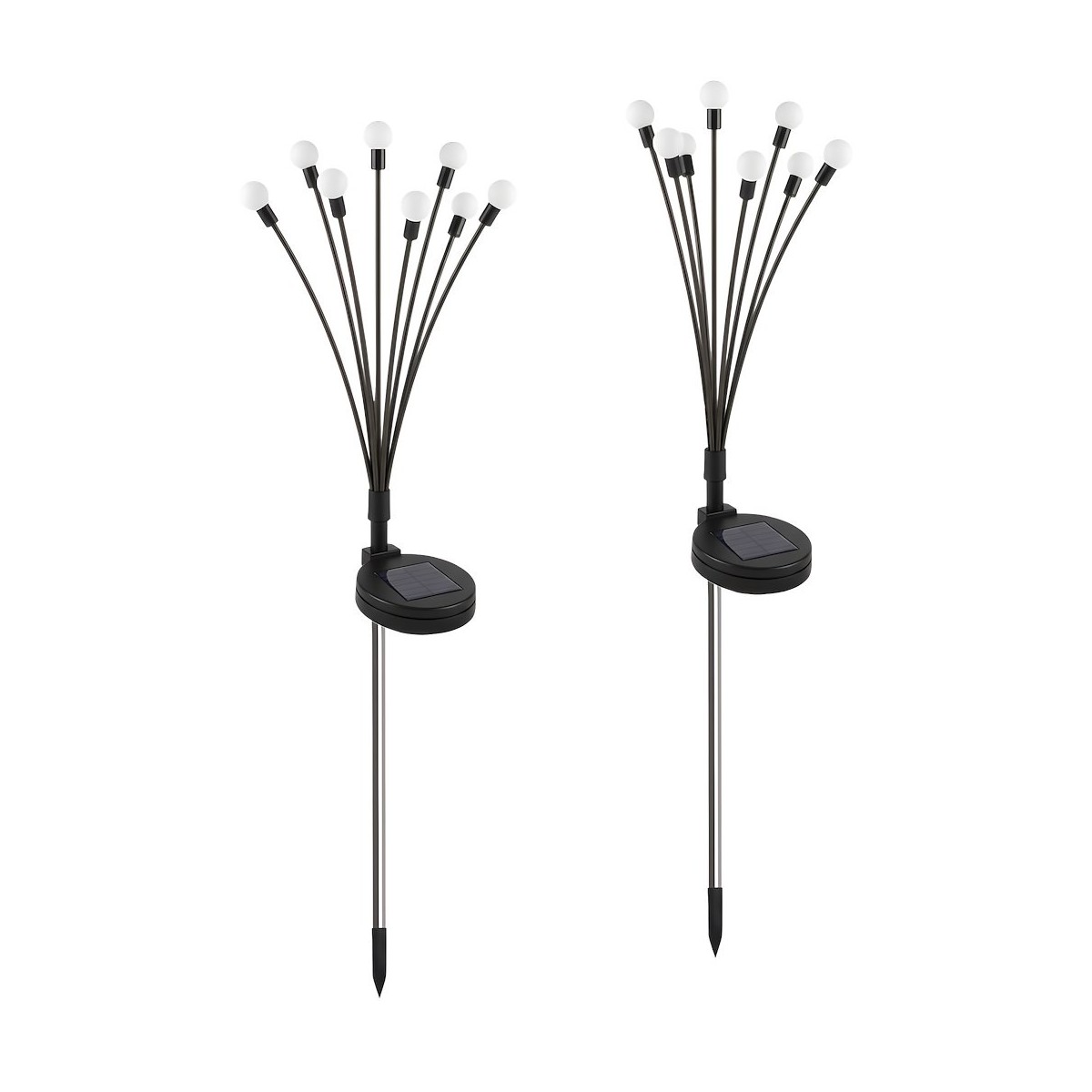 MiLagro EKO2496 lampy solarne LED 2 szt