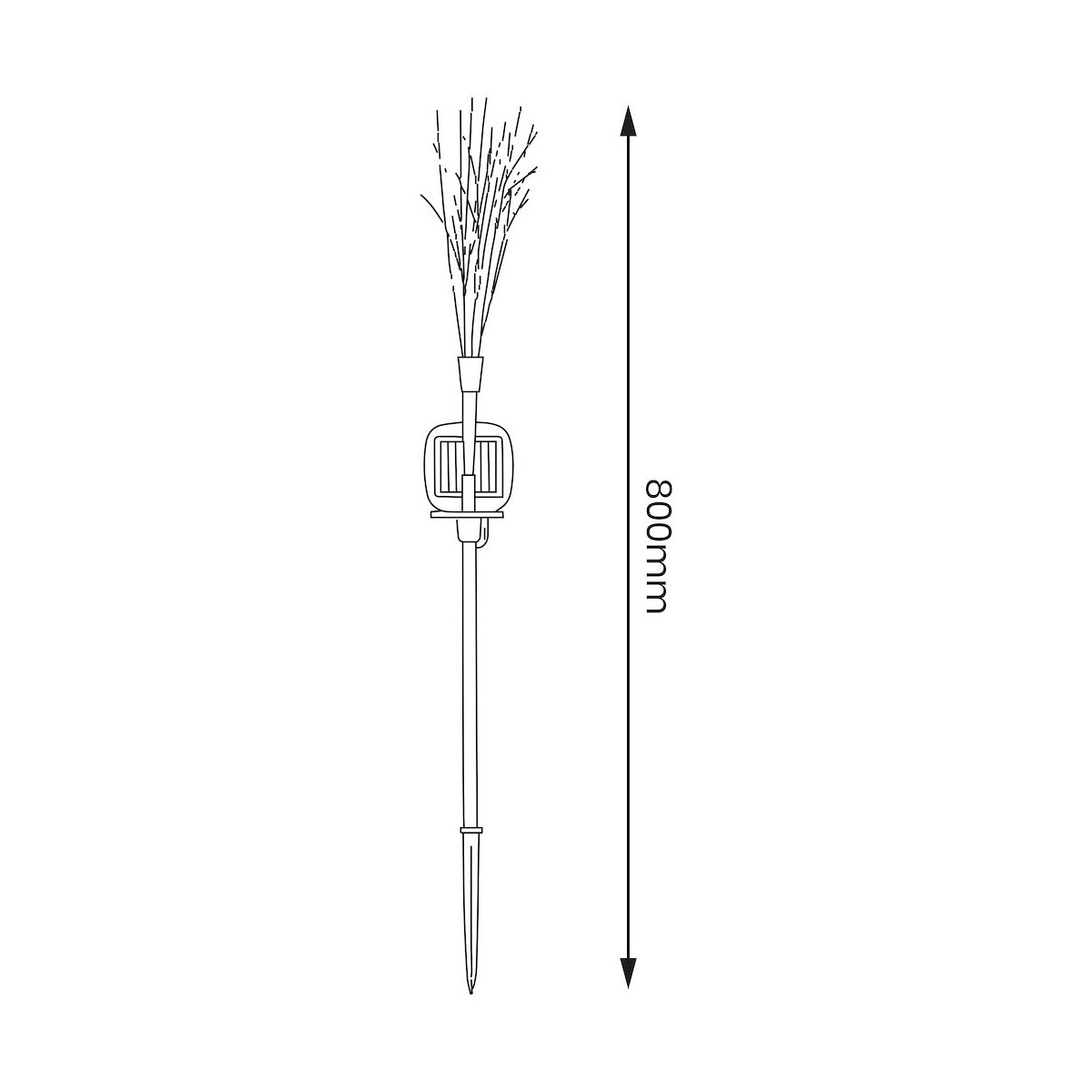 MiLagro EKO2498 solarna lampa Fiber