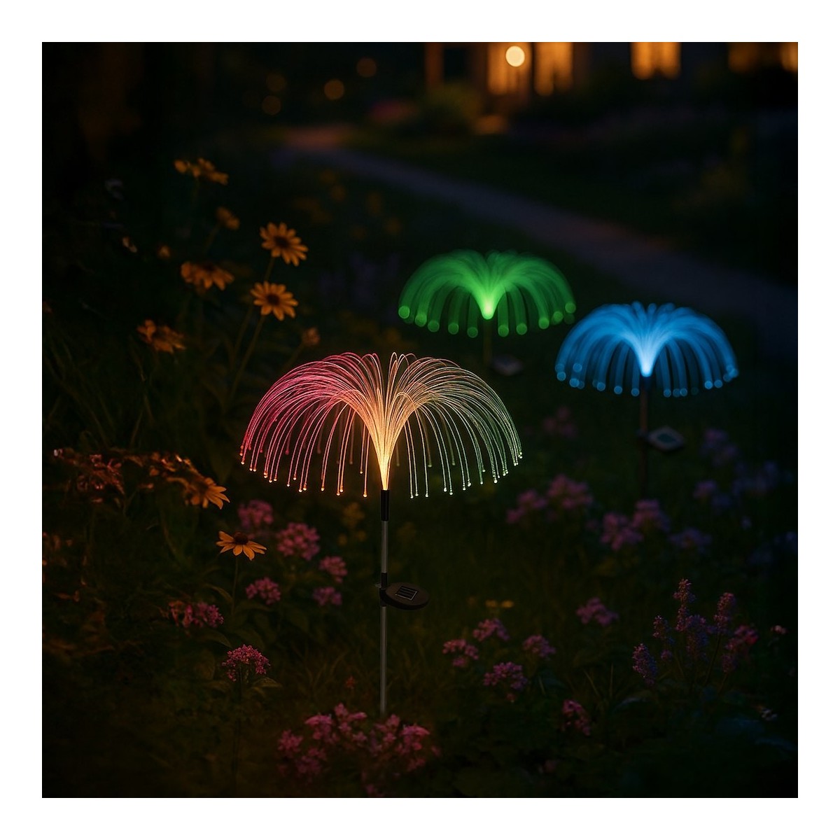 MiLagro EKO2499 lampy solarne RGB 2 szt
