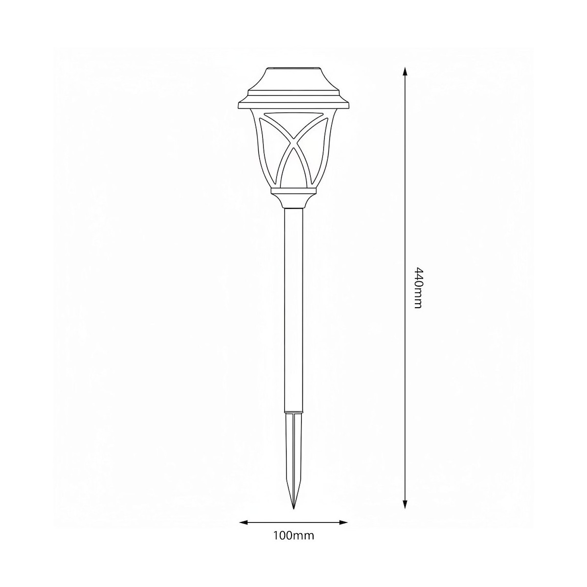 MiLagro EKO2500 solarna lampa Lawn