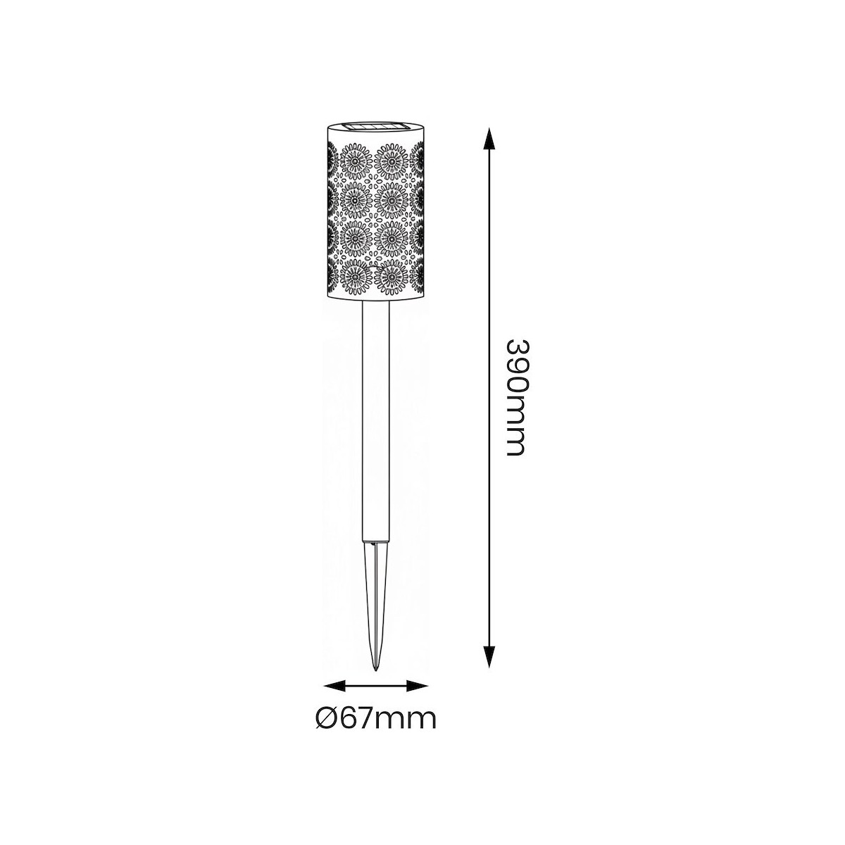 MiLagro EKO2502 lampy solarne Decor