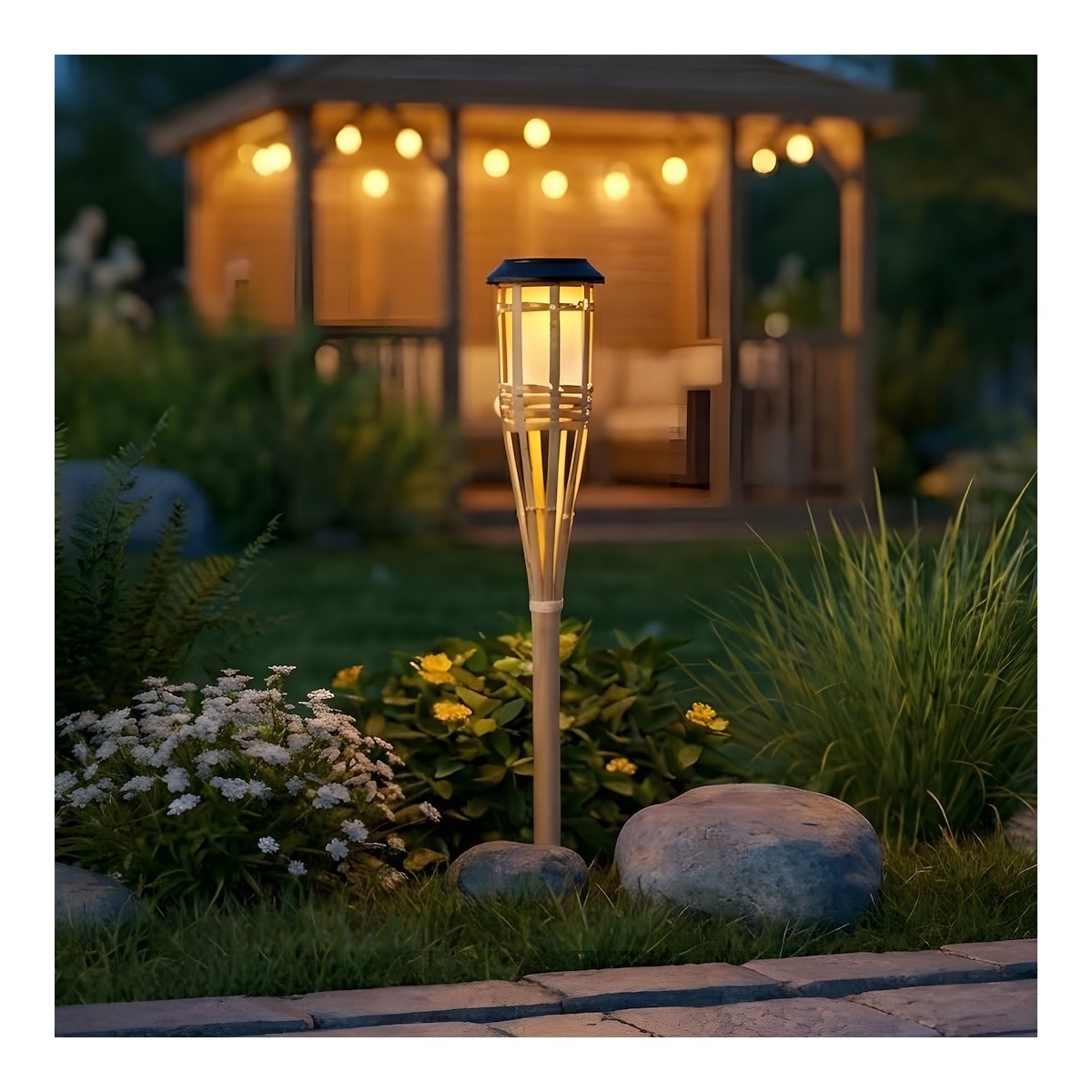 MiLagro EKO2503 solarna lampa Bamboo