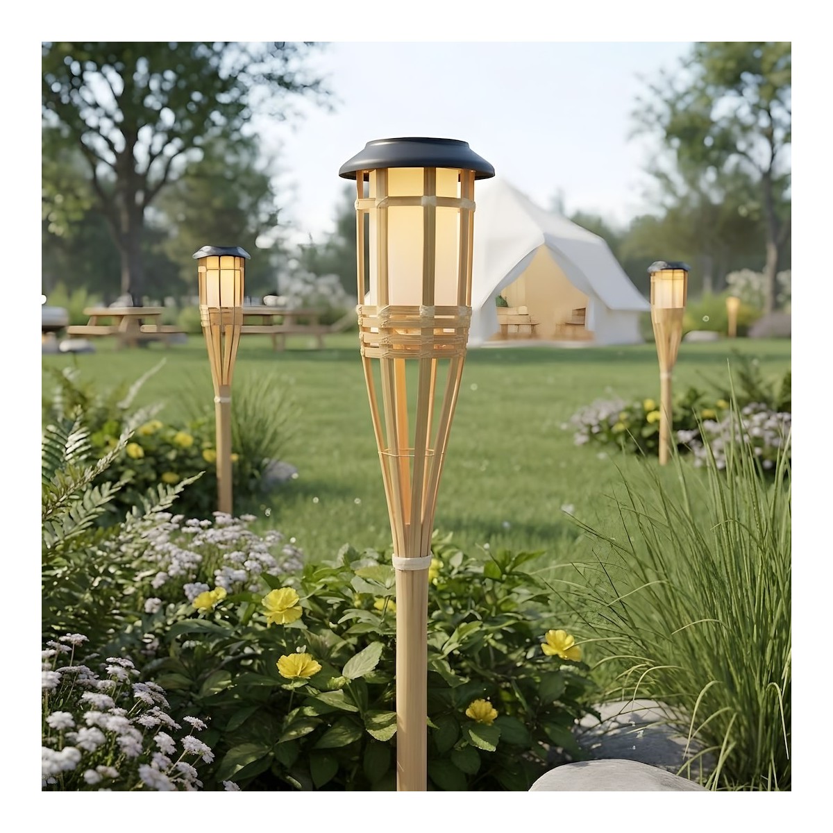 MiLagro EKO2503 solarna lampa Bamboo
