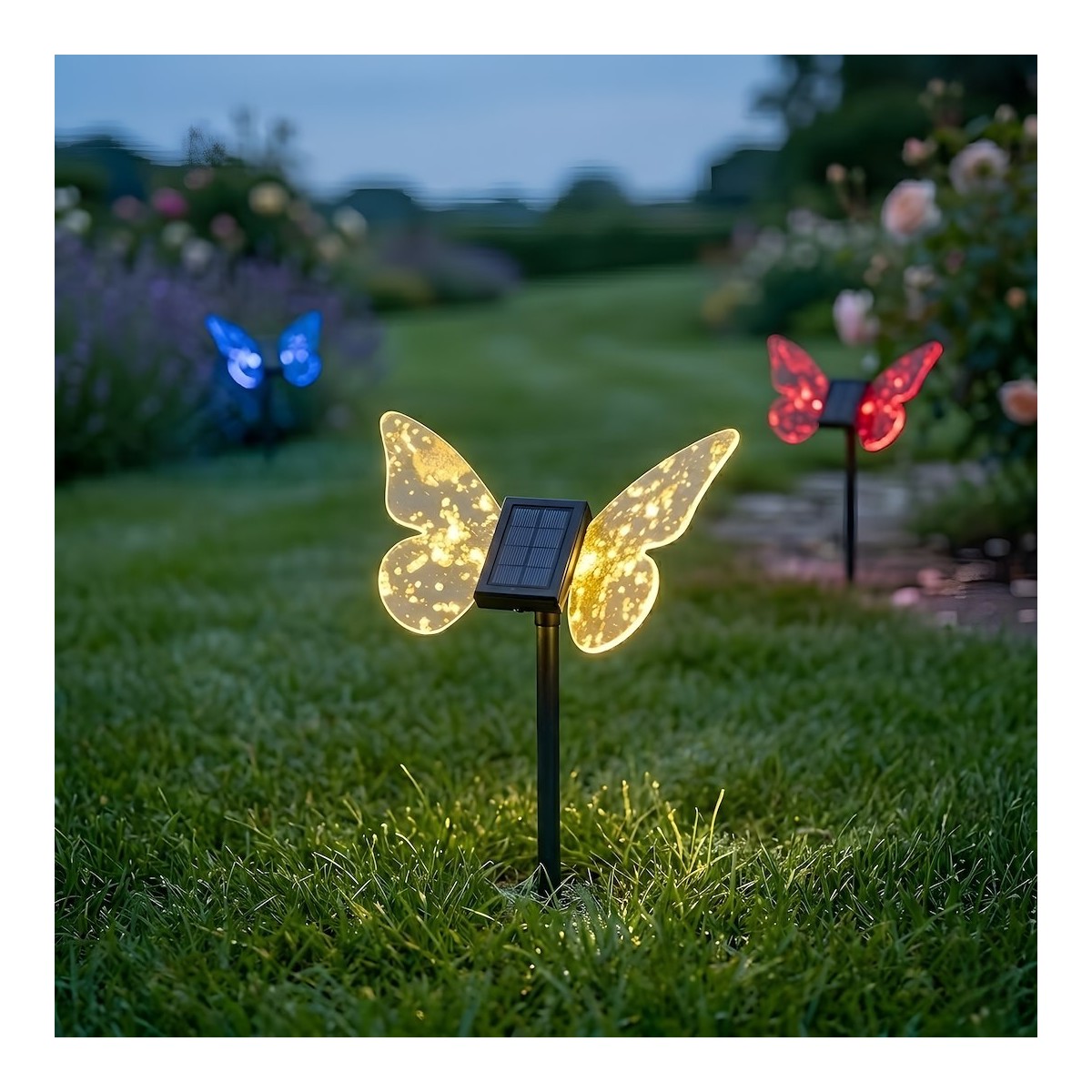 MiLagro EKO2504 lampka solarna Butterfly RGB