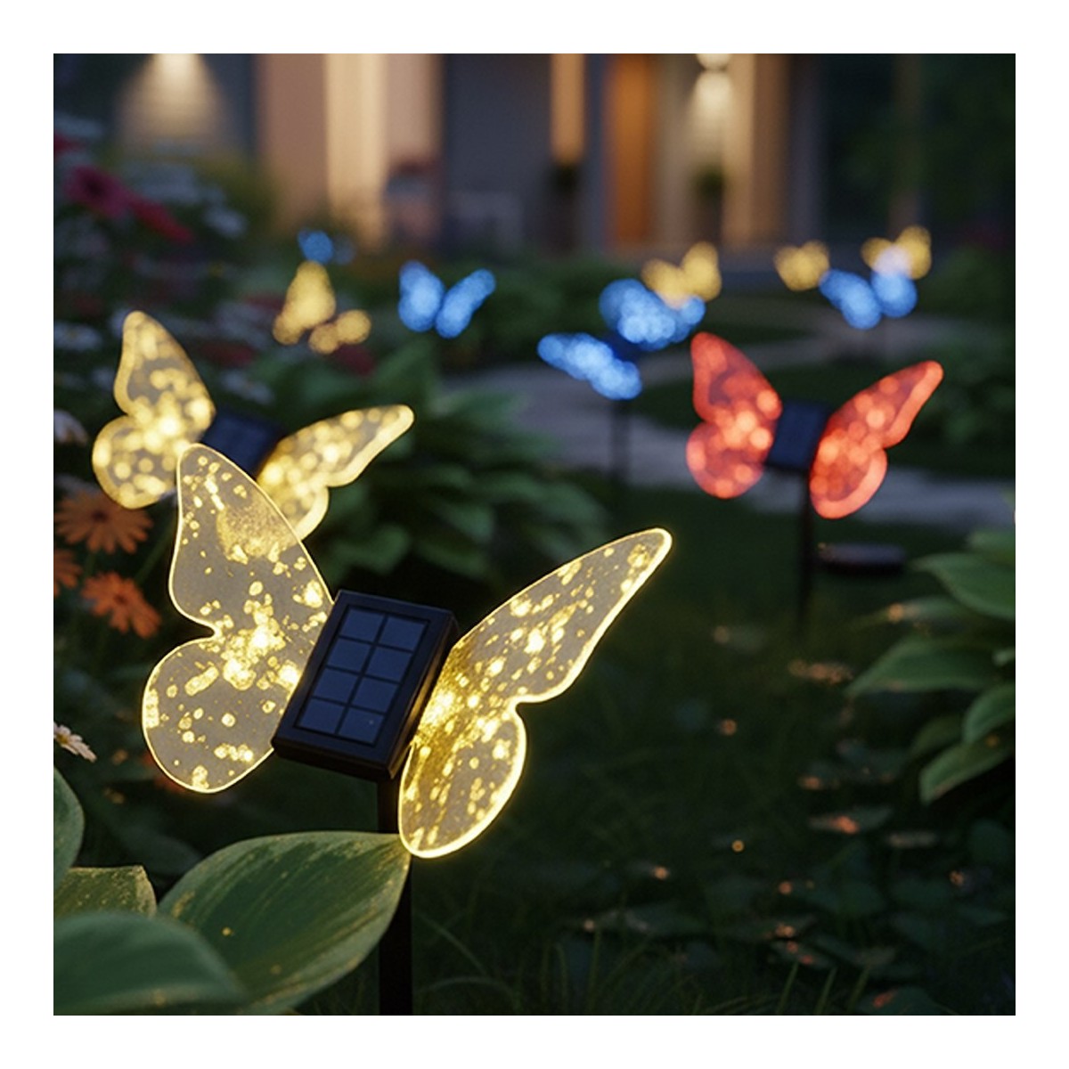 MiLagro EKO2504 lampka solarna Butterfly RGB