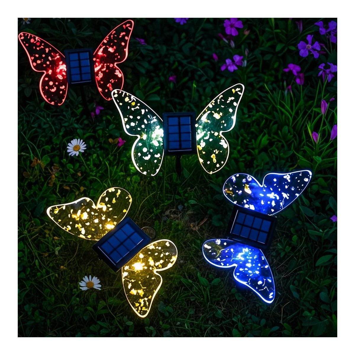 MiLagro EKO2504 lampka solarna Butterfly RGB