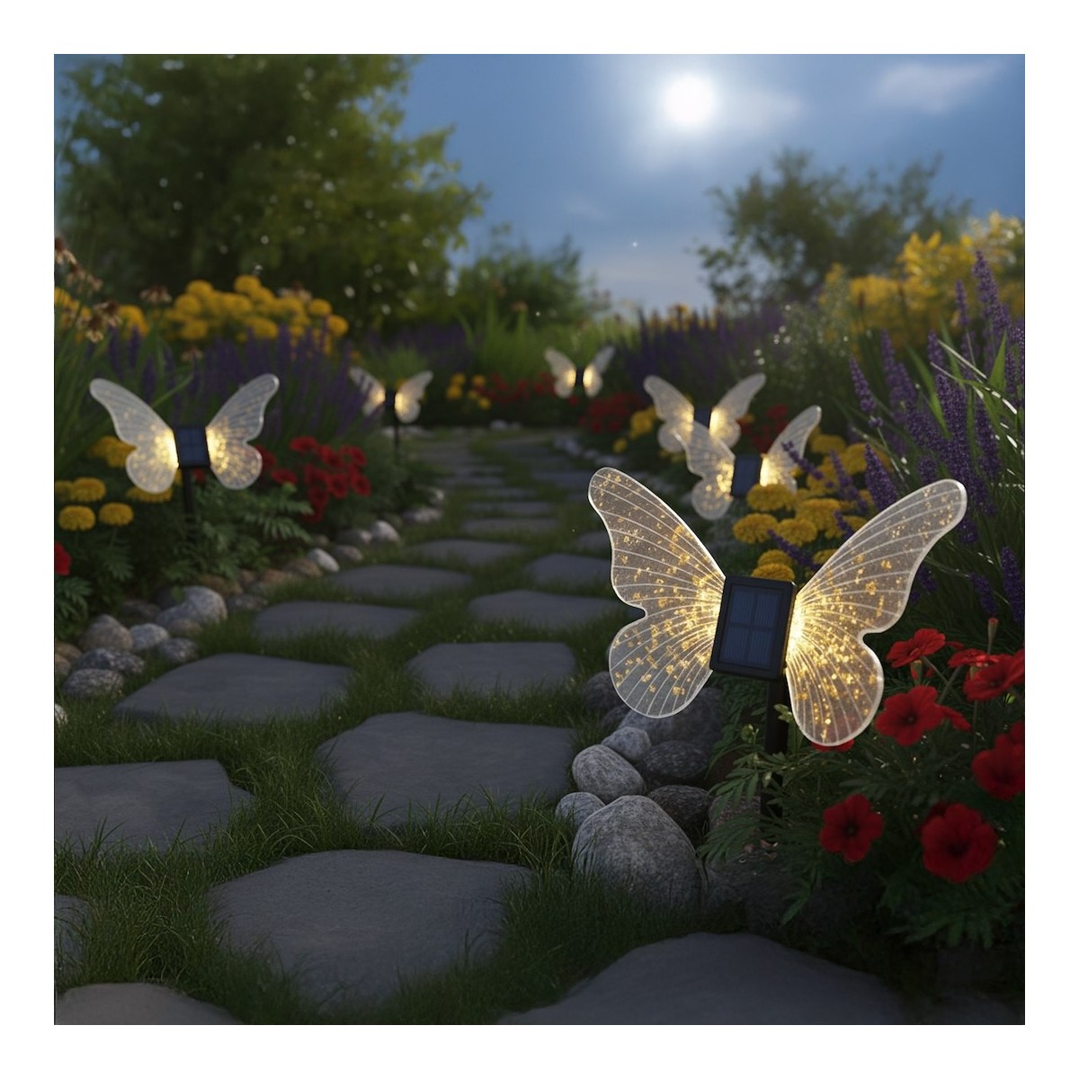 MiLagro EKO2505 lampka solarna Butterfly