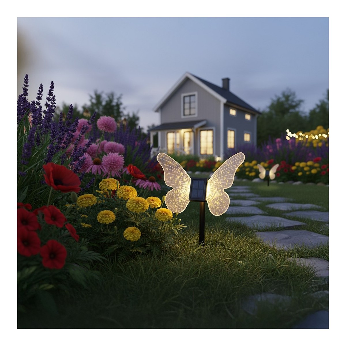 MiLagro EKO2505 lampka solarna Butterfly