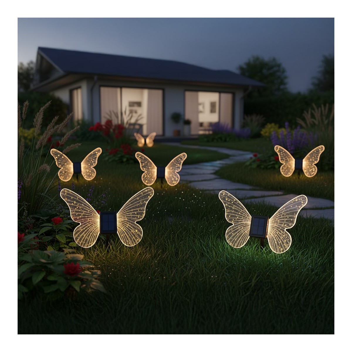 MiLagro EKO2505 lampka solarna Butterfly