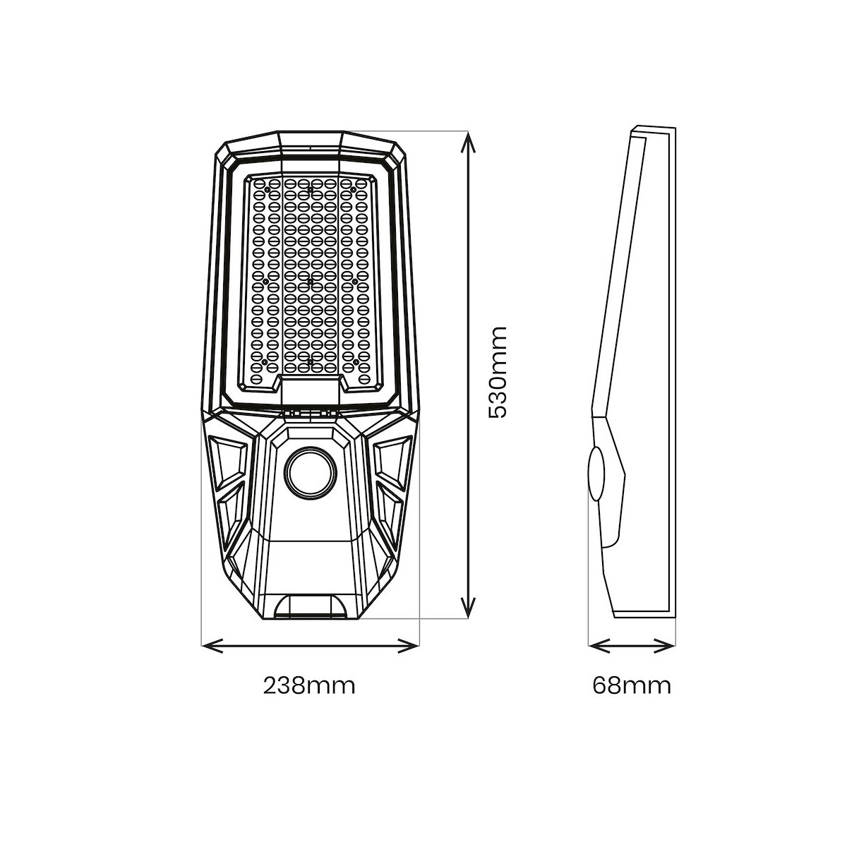 MiLagro EKO2512 solarna lampa LED 400W