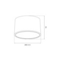 MiLagro MLP2478 lampa sufitowa DIXIE