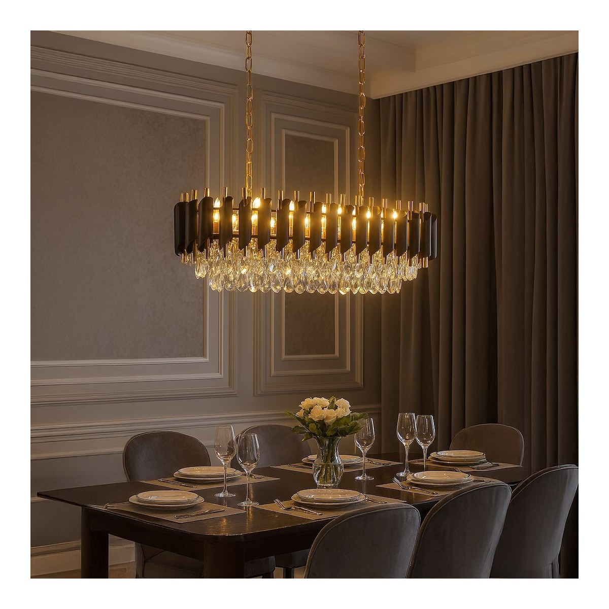 MiLagro ML2518 żyrandol Cristal glamour