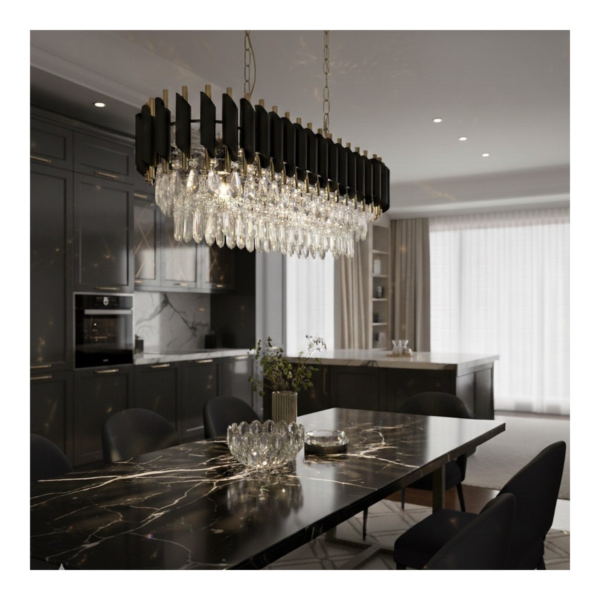 MiLagro ML2518 żyrandol Cristal glamour