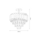 MiLagro ML2562 lampa sufitowa Cristal