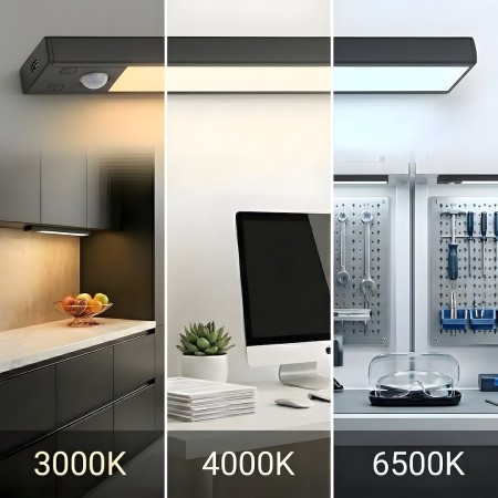 MiLagro EKB2578 czarne lampki LED
